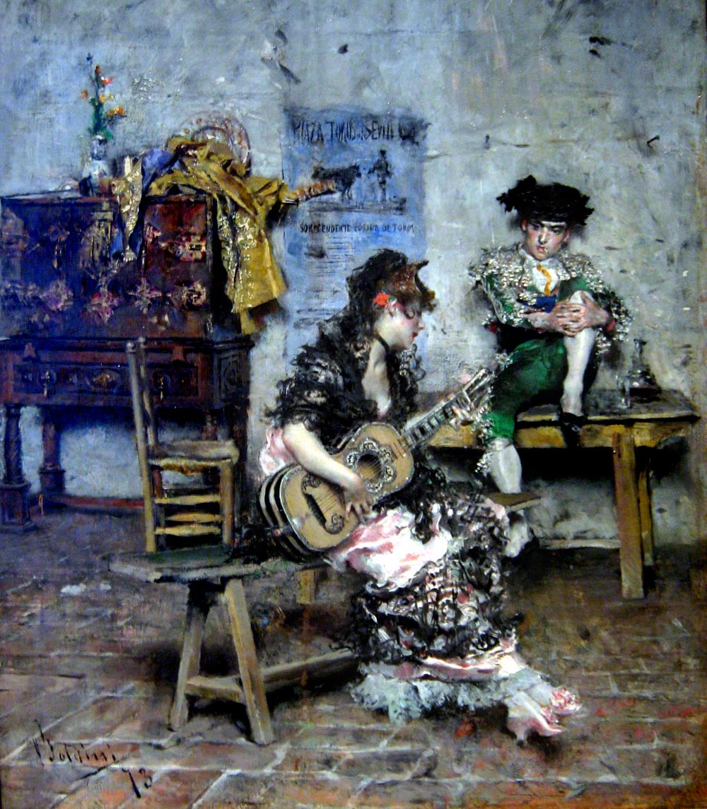 A Guitar Player by Giovanni Boldini, 1872